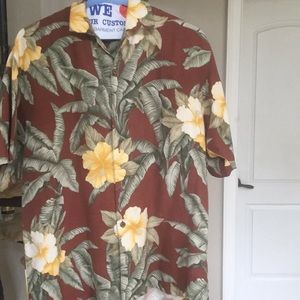 Tommy Bahama short sleeve silk shirt